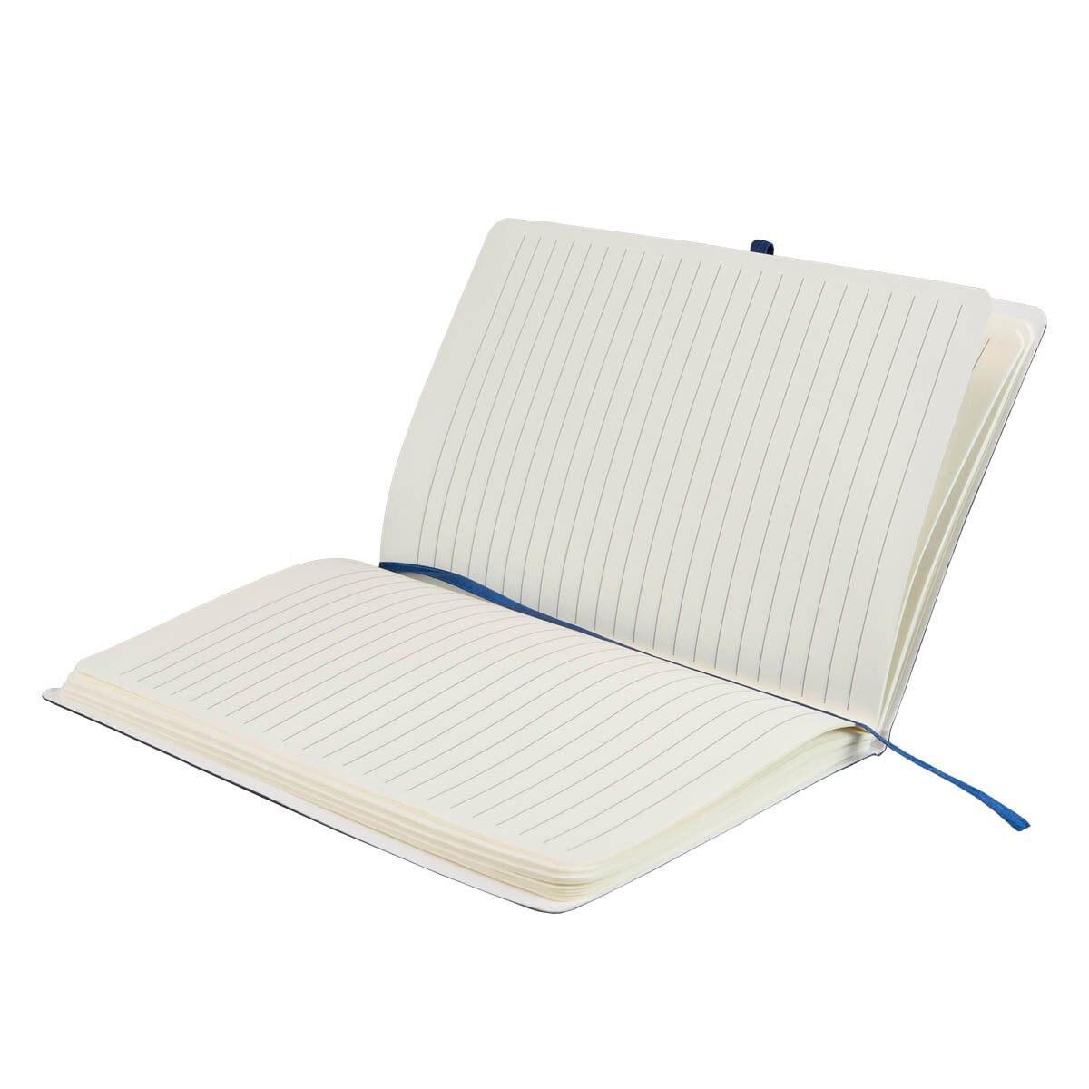 U-State Debossed Textured Lined Journal Navy